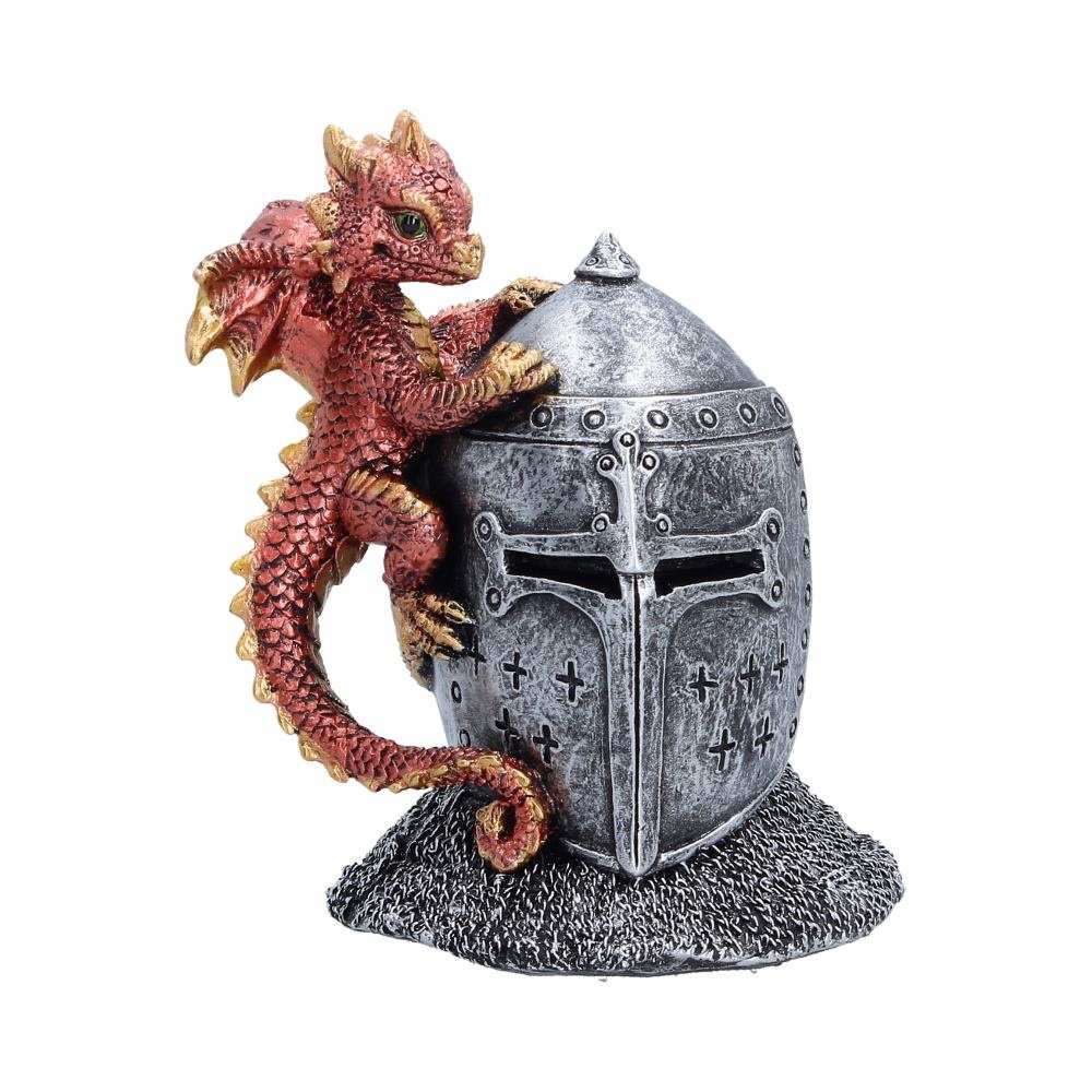 Nemesis Now - Hatchling Helm Figurine - Dragon - Red
